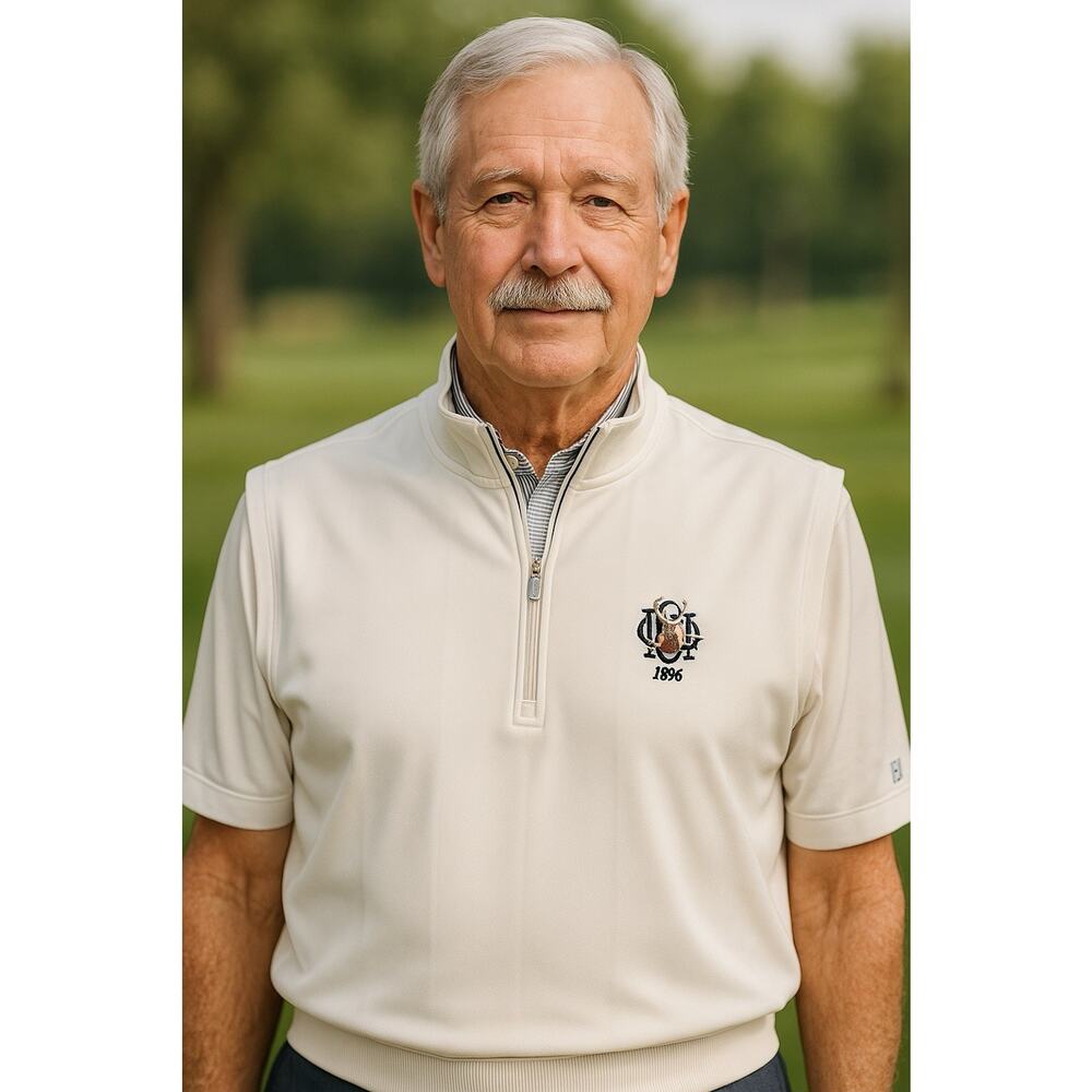 Footjoy Vest Mens Lge Golf 1/4 Zip Stretch Mock Neck Lightweight Elk Lodge
